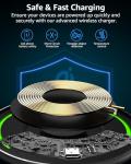 TOZO 15W Fast Wireless Charging Pad, Anti-Slip