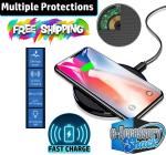 2-Pack Fast Wireless Charger Pad for Phones