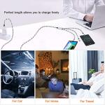 3-Pack 5ft Nylon Braided 3-in-1 Charging Cables