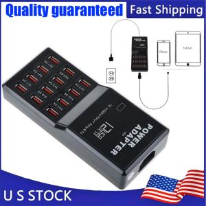 12-Port USB Charging Station Hub for Devices