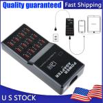 12-Port USB Charging Station Hub for Devices
