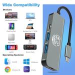 USB C Hub and HDMI Adapter for Devices