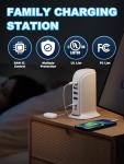 45W Multiport USB Charging Station with Dual Ports