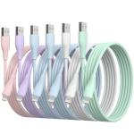 6-Pack Apple MFi Certified Fast Charging Cables