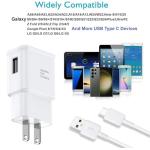 Samsung Fast Charging Cord and Wall Charger, 6FT