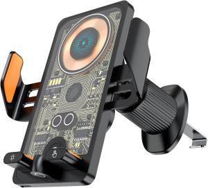 66W Fast Wireless Car Charger with Automatic Mount