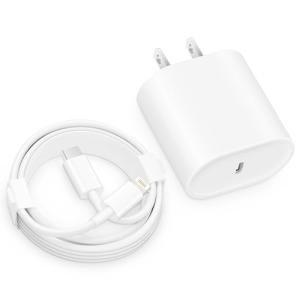 20W Fast Charger with 6Ft USB C Cable