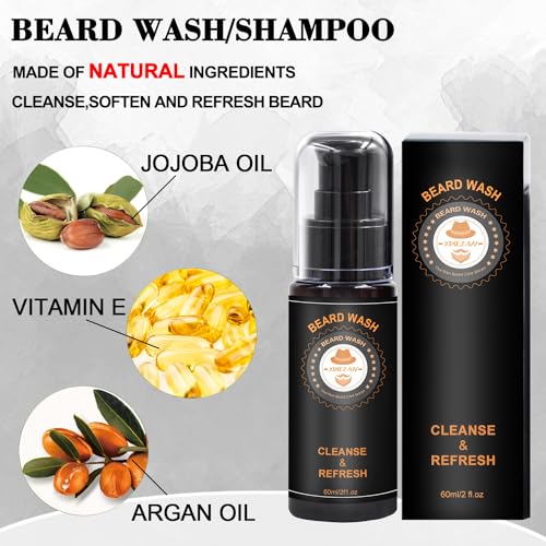 Beard Care Gift Set for Men with Accessories