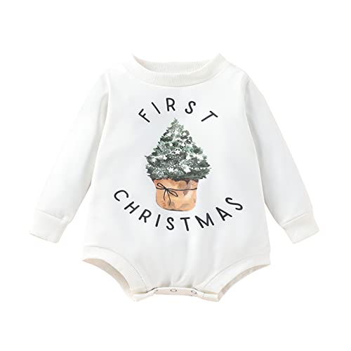 Adorable Baby's First Christmas Santa Outfit