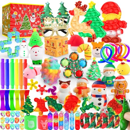 Christmas Fidget Toys Set - 106 Pack Sensory Fun