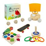 5-Piece Parakeet Toy Set for Fun Training