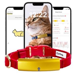 Smart Cat Collar Health Tracker with Alerts