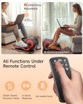 Under Desk Elliptical Machine,Electric Ellipse Leg Exerciser as Seen on Tv for Seniors with 15 Adjustable,Electric Seated Pedal Exerciser,Forward & Reverse Direction,Manual & Auto Mode for Home Office