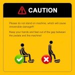 VIVURN® Under Desk Elliptical Machine, Mini Motorized Ellipse Leg Exerciser While Sitting for Seniors, 12-Speed 4-Mode Low Impact Passive Motion Electric Pedal Exerciser+Non-Slip Mat for Home Office