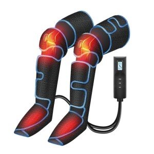 CuPiLo Leg Massager with Heat,FSA or HSA Eligible,Air Compression Leg Massager for Blood Circulation and Pain Relief,Muscle Fatigue,Cramps,Swelling and Edema,Christmas Gift for Mom,Dad