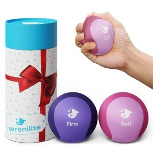 Serenilite Stress Balls, Grip Strength Trainer, Meditation Accessories, Physical Therapy Equipment, Fidget Ball, Stress Balls for Adults, Hand Grip Exerciser Strengthener