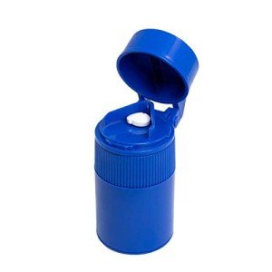 EZY DOSE Pill Crusher and Cutter for Dogs and Pets, Daily Usage, Safely Cuts and Crushes Pills, Vitamins and Tablets, Accurate and Easy Cutting, Great for Hiding Medication in Treats, Blue, BPA Free