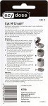 EZY DOSE 3 Compartment Pill Crusher, Cutter and Grinder, Daily Usage, Safely Cut Pills, Vitamins, Tablets, Accurate and Easy Cutting, Stainless Steel Blade, Removable Drinking Cup, Blue, BPA Free