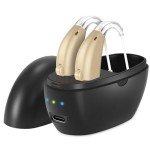 Rechargeable Hearing Aids for Seniors with Noise Cancellation