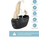 Rechargeable Hearing Aids for Seniors with Noise Cancellation