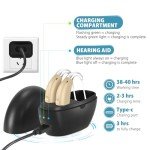 Rechargeable Hearing Aids for Seniors with Noise Cancellation