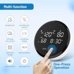 Blood Pressure Monitor Automatic Upper Arm Monitors for Home Use Adjustable Cuff 8.7-16.5 in with Voice Function Large Backlit Display 2x120 Sets Memory Compact Machine with Storage Bag