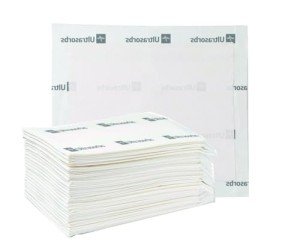 Medline Ultrasorbs Drypads, 30" x 36", 25 Count, Super Absorbent Disposable Bed Pads, Large Incontinence Bed Pads, Chucks Protective Underpads, 10 Times More Absorbent, For Adults, Elderly