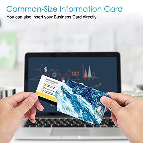 2 Pack Luggage Tags with Privacy Cover and Loop