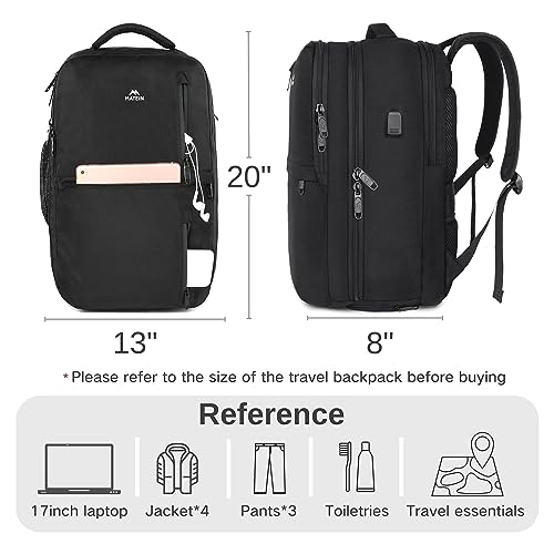Matein Anti-Theft Travel Laptop Backpack with USB Port