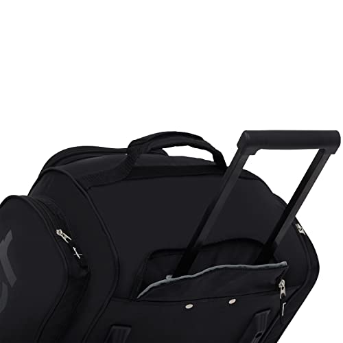 Wrangler Wesley 30-Inch Large Black Rolling Duffel