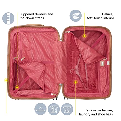 DELSEY Paris Chatelet Hard+ Spinner Luggage, Champagne