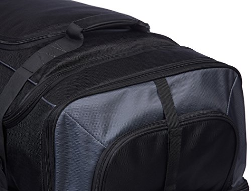 AmazonBasics 35-Inch Rolling Duffle Bag - Black