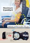 SmartTravel Inflatable Memory Foam Lumbar Support Pillow