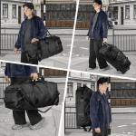 DAKOMM 90L Foldable Rolling Duffel Bag