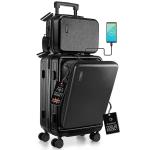 Virtu 20" Expandable Hardside Carry-On Spinner Suitcase