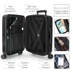 Virtu 20" Expandable Hardside Carry-On Spinner Suitcase
