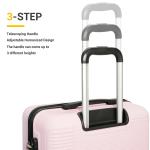 Travelhouse 3 Piece Pink Hardside Luggage Set
