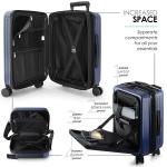 Navy Blue 4-Piece Hardshell Spinner Luggage Set