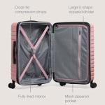U.S. Traveler Pink Hardside 30-Inch Spinner Luggage