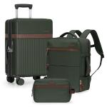 U.S. Traveler Vista Way 3-Piece Luggage Set