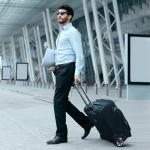 ROPULS Expandable Softside Carry-On Luggage - Black