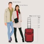 Expandable Rolling Carry-On Luggage Set with Tote