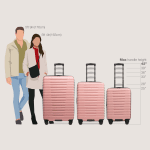 U.S. Traveler Boren 30" Rose Pink Spinner Luggage