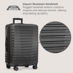 U.S. Traveler Boren 22" Hardside Spinner Luggage