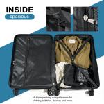 Tripcomp 3-Piece Lightweight Hardside Luggage Set