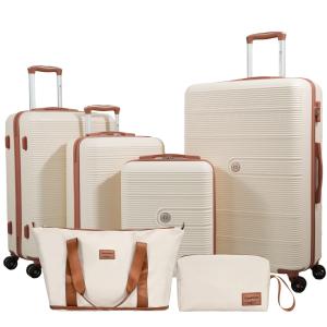 Travelhouse Lightweight 6-Piece Hardshell Luggage Set