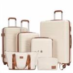 Travelhouse Lightweight 6-Piece Hardshell Luggage Set