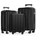 SHOWKOO 3-Piece Hardside Luggage Set with Spinner Wheels