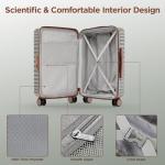 SHOWKOO 3-Piece Hardside Luggage Set - Green