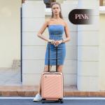 AnyZip 20'' Carry On Luggage with Pocket